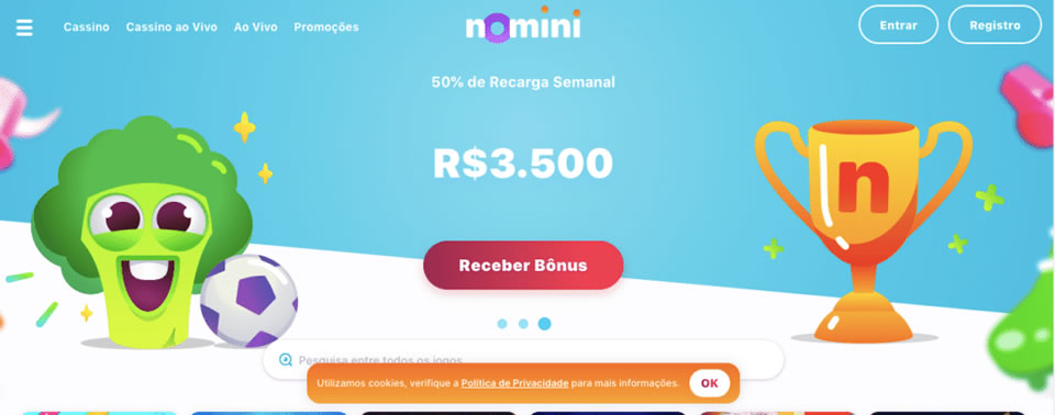 wp admincssqueens 777.comé o brazino jogo da galera significado Não há bônus de boas-vindas no cassino, mas ele oferece um bônus de recarga semanal que oferece aos jogadores 50% do valor que depositarem na plataforma, e o melhor é que não tem limite de bônus.